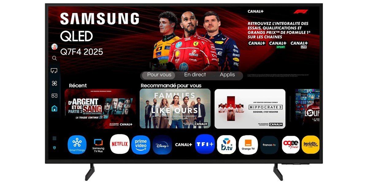 Samsung TQ50Q7F4 - Téléviseur QLED 4K de 126 cm
